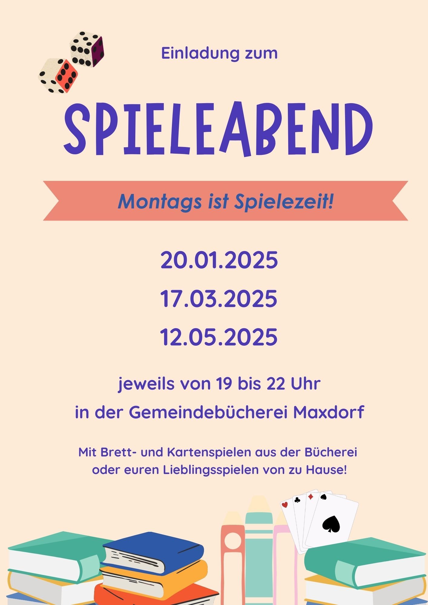 Plakat Spieleabend - 1