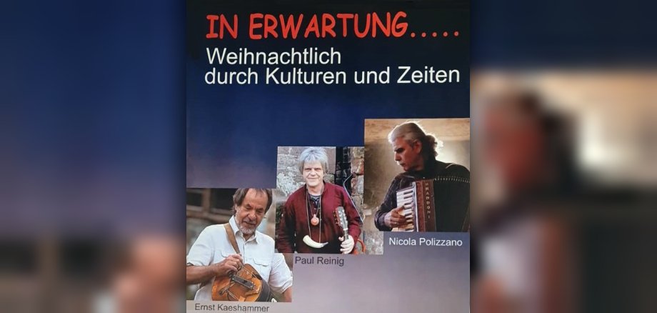 Plakat zum Konzert "Weihnachtlich durch Kulturen und Zeiten"