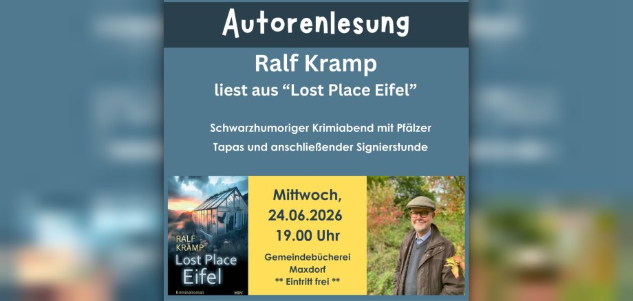 Autorenlesung am 24. Juni 2026