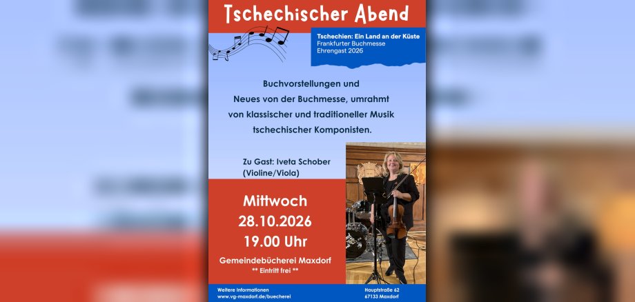 Plakat Tschechicher Abend