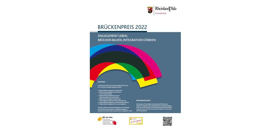 Bild vom Plakat Brückenpreis 2022