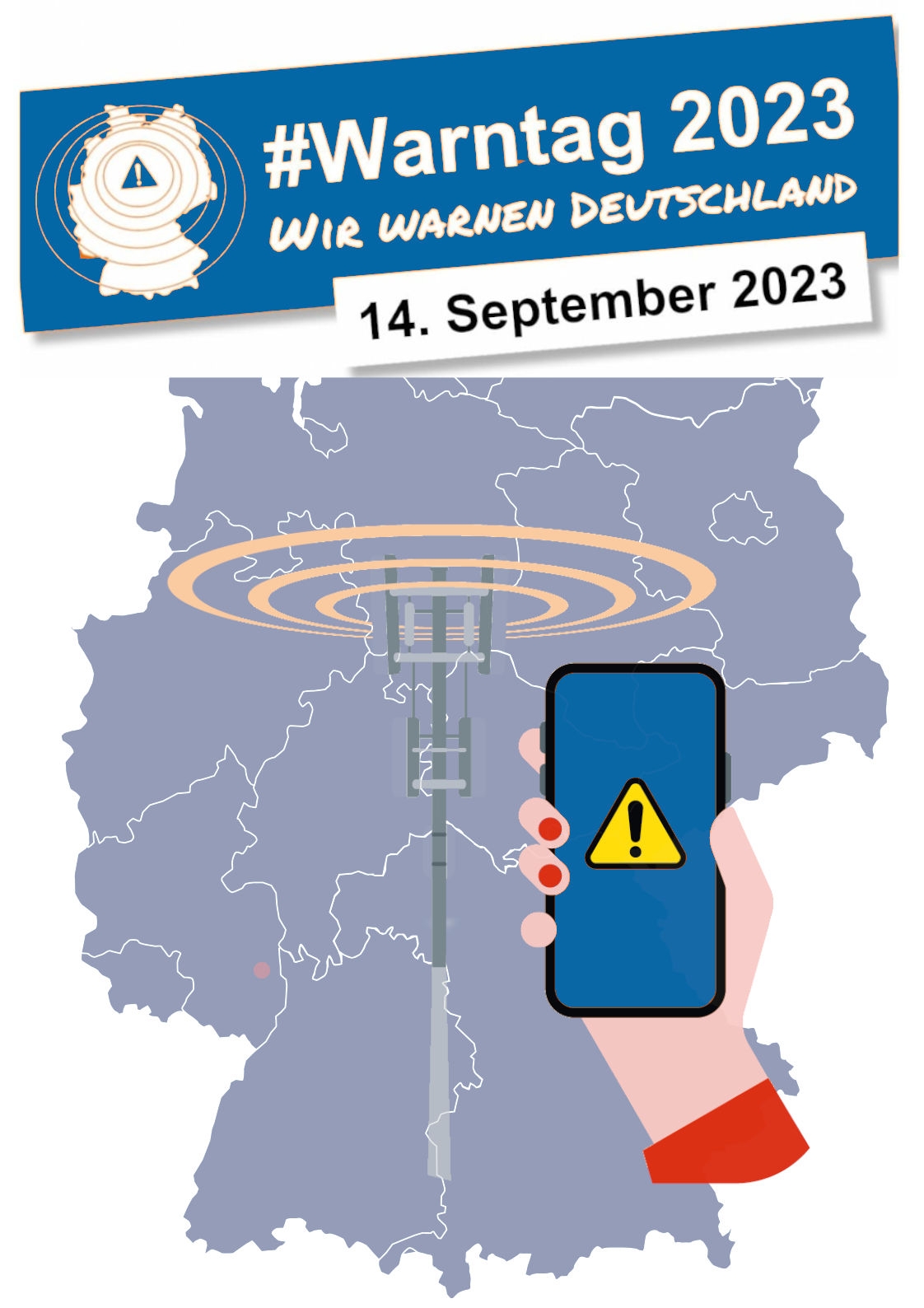 Plakat Bundeswezter Warntag