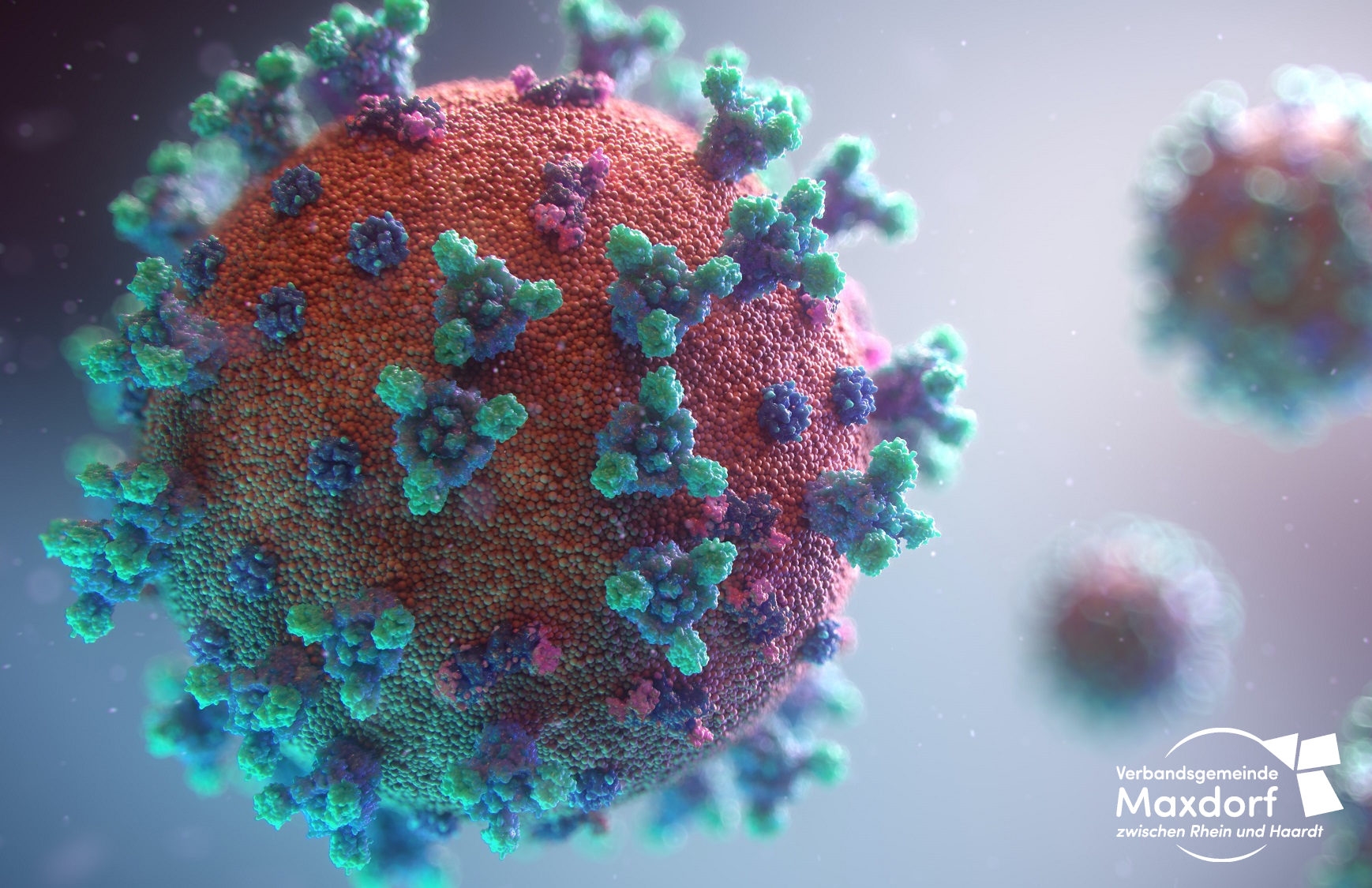 Illustration eines Coronavirus 