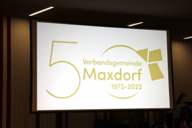 Jubiläumslogo 50 Jahre VG Maxdorf