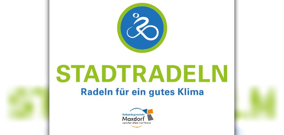Stadtradeln Logo kombiniert mit dem Logo der VG Maxdorf