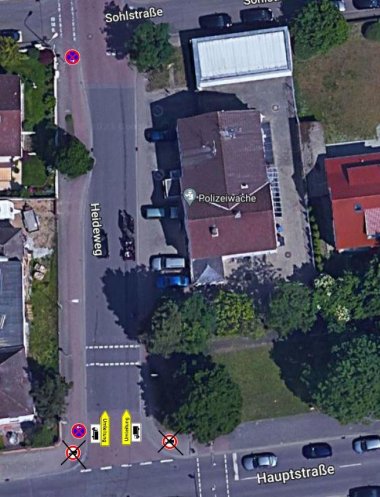Luftbild Heideweg Hauptstrasse