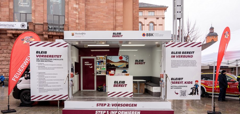Foto vom Infomobil "bleib-bereit"