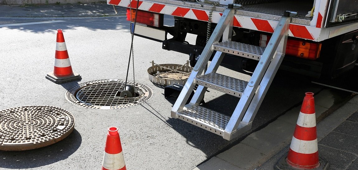 Kanaluntersuchung, Kanalinspektion mit Kamera