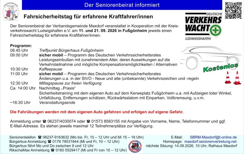 Infografik zum Fahrsicherheitstag