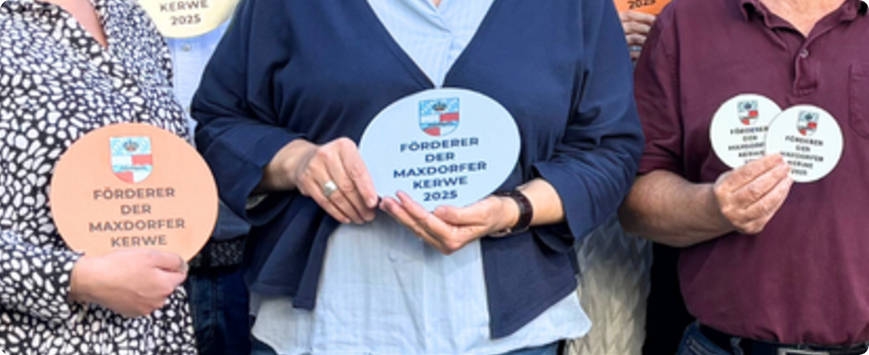 Plaketten Förderer Maxdorfer Kerwe