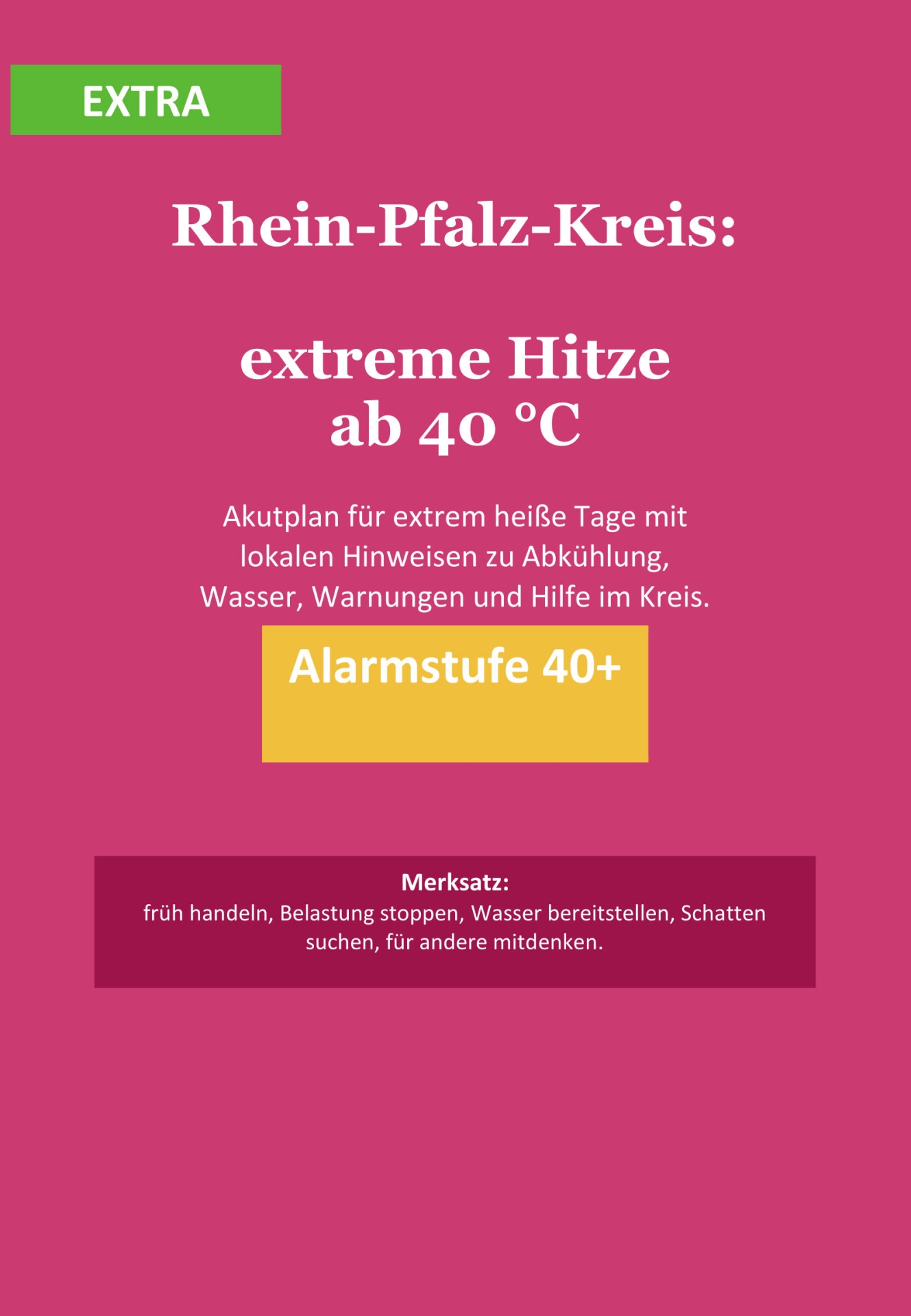 Deckblatt Hitzeplan Flyer