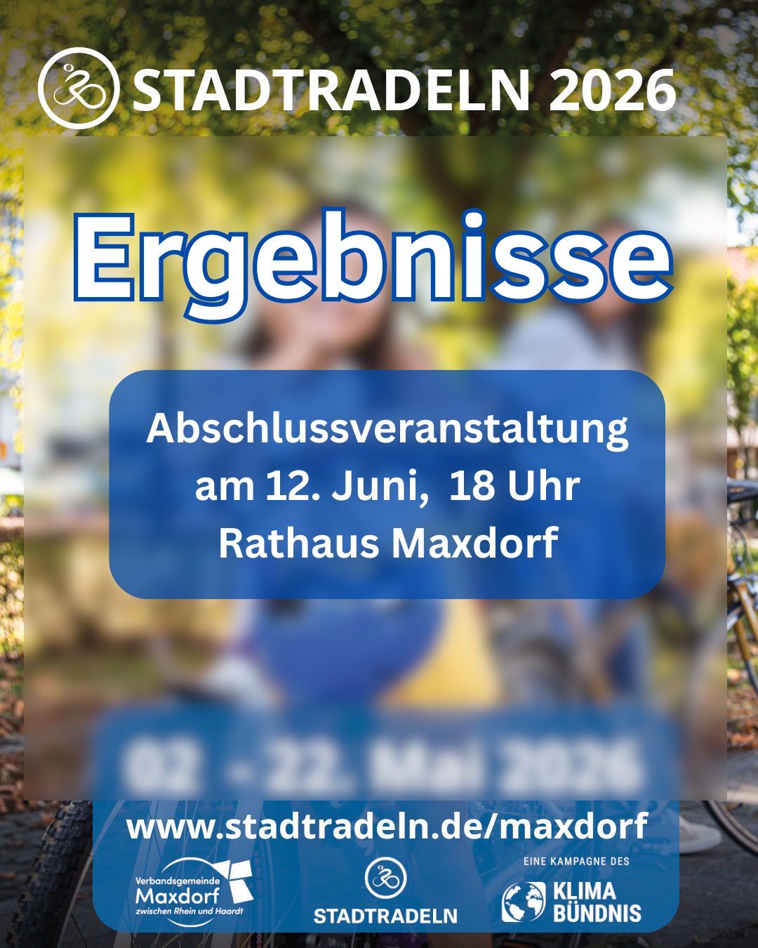 Stadtradeln 2026 Ergebnisse und Einladung Abschlussveranstaltung am 12. Juni 2026