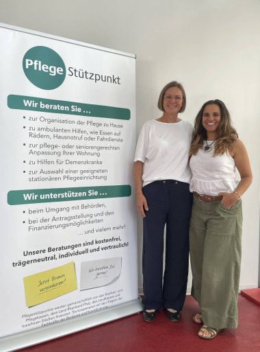 Team Pflegestützpunkt Lambsheim Heßheim Frau Schwarz und Frau Heine