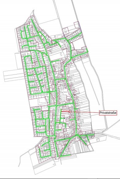 Bild einer Karte der Ortsgemeinde Fußgönheim zum GlasfaserAusbau
