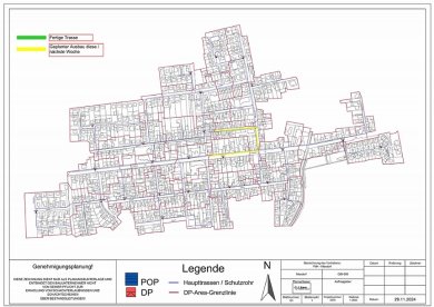 schematische Karte Glasfaserausbau Maxdorf