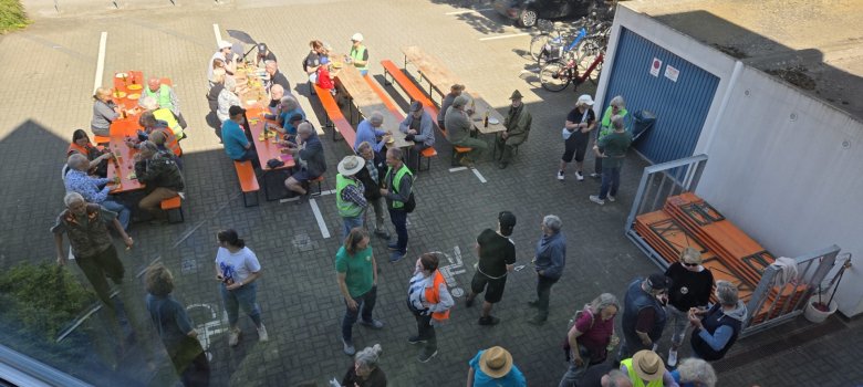 Foto vom Dreck-Weg-Tag am 25. April 2026 Abschluss
