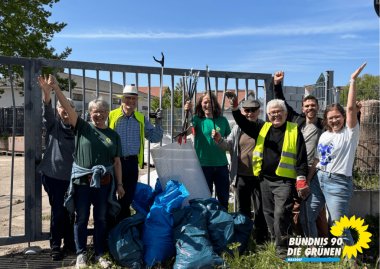 Foto vom Dreck-Weg-Tag am 25. April 2026 Grünen