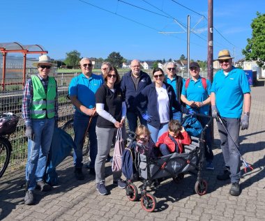 Foto vom Dreck-Weg-Tag am 25. April 2026 CDU Maxdorf